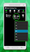 Réglages rapides application capture d'écran 1