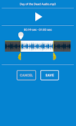 برنامه‌نما Audio/Video Trimmer - صوتی  صا عکس از صفحه