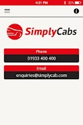 Simply Cabs screenshot 1