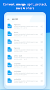 PDF Convertor: PDF Split & Merger captura de pantalla 6