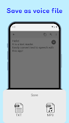 Text Reader - speak text (TTS) تصوير الشاشة 4