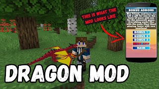 Dragon Mod For Minecraft PE captura de pantalla 1