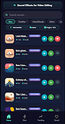 برنامه‌نما Sound Effects App عکس از صفحه