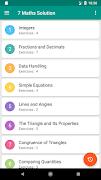 7th Maths NCERT Solution تصوير الشاشة 1
