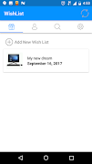 Wish List App ภาพหน้าจอ 2