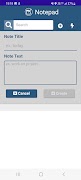 برنامه‌نما Notepad عکس از صفحه