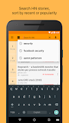 Materialistic - Hacker News स्क्रीनशॉट 3