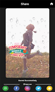 Rain Effect Photo Editor -Magic Rain Effect Frames capture d'écran 5