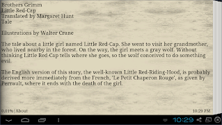 Little Red-Cap. Brothers Grimm captura de pantalla 4