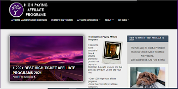 4 Schermata High Paying Affiliate Program