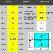 DEFLECTION IN RECTANGULAR BEAMS (ACI318-19) capture d'écran 1