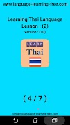 Thailändische Sprache lernen Screenshot 7
