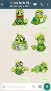 برنامه‌نما Sea Turtle Stickers عکس از صفحه