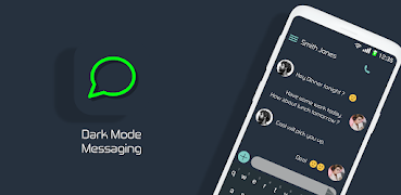 Dark Mode Messaging Poster