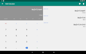 برنامه‌نما Multi Calculator عکس از صفحه