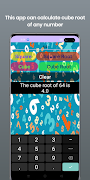 Square, Cube & Root calculator স্ক্রিনশট 1