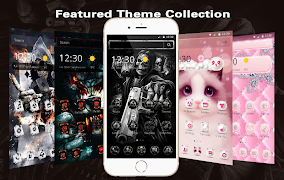 3d hell Skeleton Gun Theme screenshot 6