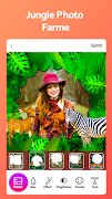 Jungle Photo Frame স্ক্রিনশট 2