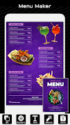 Menu Maker - Vintage Design ảnh chụp màn hình 6