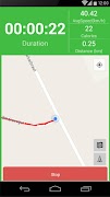 برنامه‌نما GPS Running Tracker عکس از صفحه