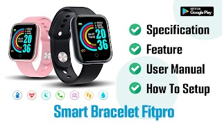 برنامه‌نما Smart Bracelet Fitpro App Hint عکس از صفحه