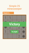 Simple 25 minesweeper capture d'écran 5