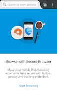 Secure Browser + Tracking Prot captura de pantalla 1