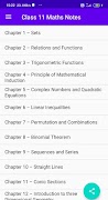 Class 11 Maths Notes الملصق