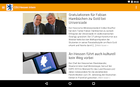 برنامه‌نما CDU intern عکس از صفحه