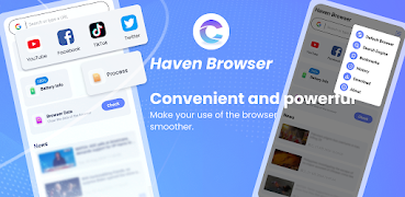 2 Schermata Haven Browser