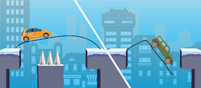 برنامه‌نما Draw Bridge Games : Save Car عکس از صفحه
