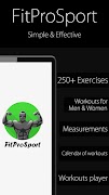 Fitness Trainer FitProSport تصوير الشاشة 1