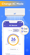 برنامه‌نما کنترل از راه دور AC یونیورسال عکس از صفحه