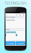 Spanish English Translator اسکرین شاٹ 2