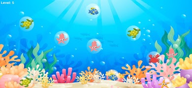 Bubble Sea Fish Kids Game screenshot 2