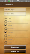 Demo Employee Shift Manageement captura de pantalla 4