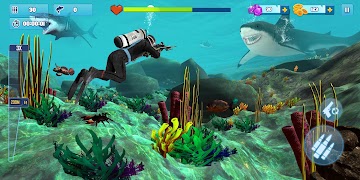 Shark Attack: 3D Hunting Games imagem de tela 4