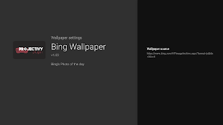 Bing Wallpaper for Projectivy penulis hantaran