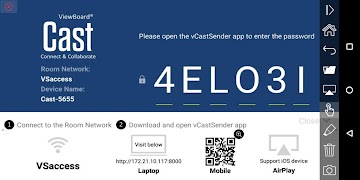 برنامه‌نما vCastSender عکس از صفحه