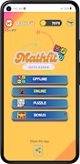 MathFit - เกมคณิตศาสตร์ ภาพหน้าจอ 1