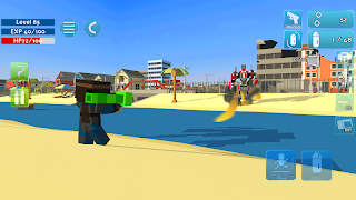 Block Gun Pixel Jetpack اسکرین شاٹ 1