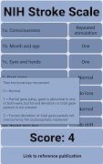 NIH Stroke Scale ภาพหน้าจอ 4