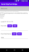 3 Schermata Serial HTTP Post Bridge