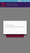 Export import contacts 截图 5