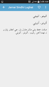 Jamai Sindhi Lughat screenshot 2