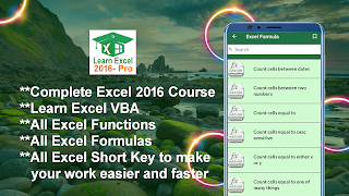 Learn Excel 2016 (Pro) Screenshot 7