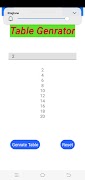 Table Generator スクリーンショット 1