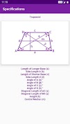 برنامه‌نما Geometry Calculator عکس از صفحه