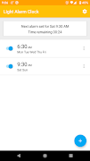 برنامه‌نما Light Alarm Clock عکس از صفحه
