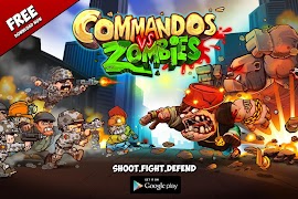 Commando Vs Zombies الملصق